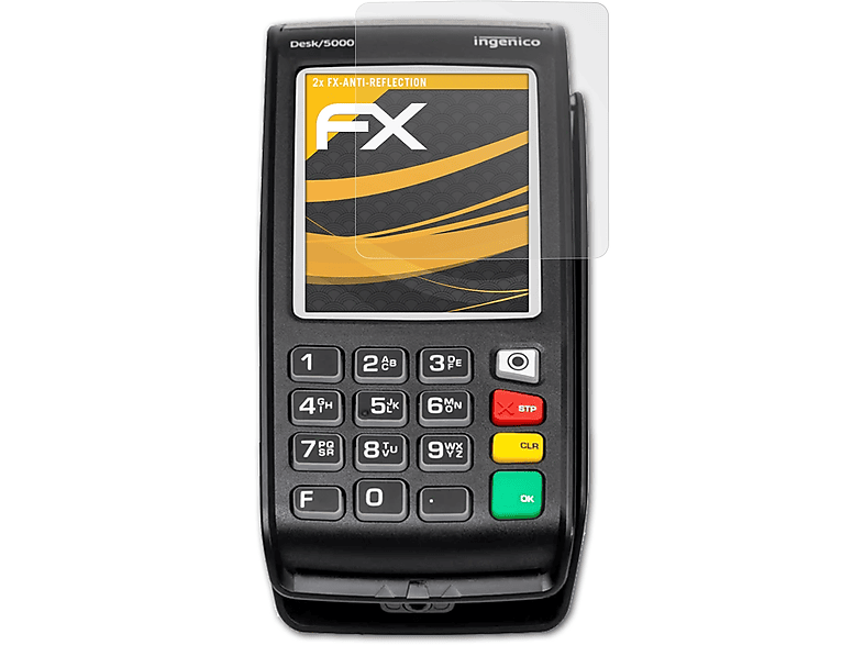 ATFOLIX 2x Displayschutz(für Card REA Pro) T9 FX-Antireflex