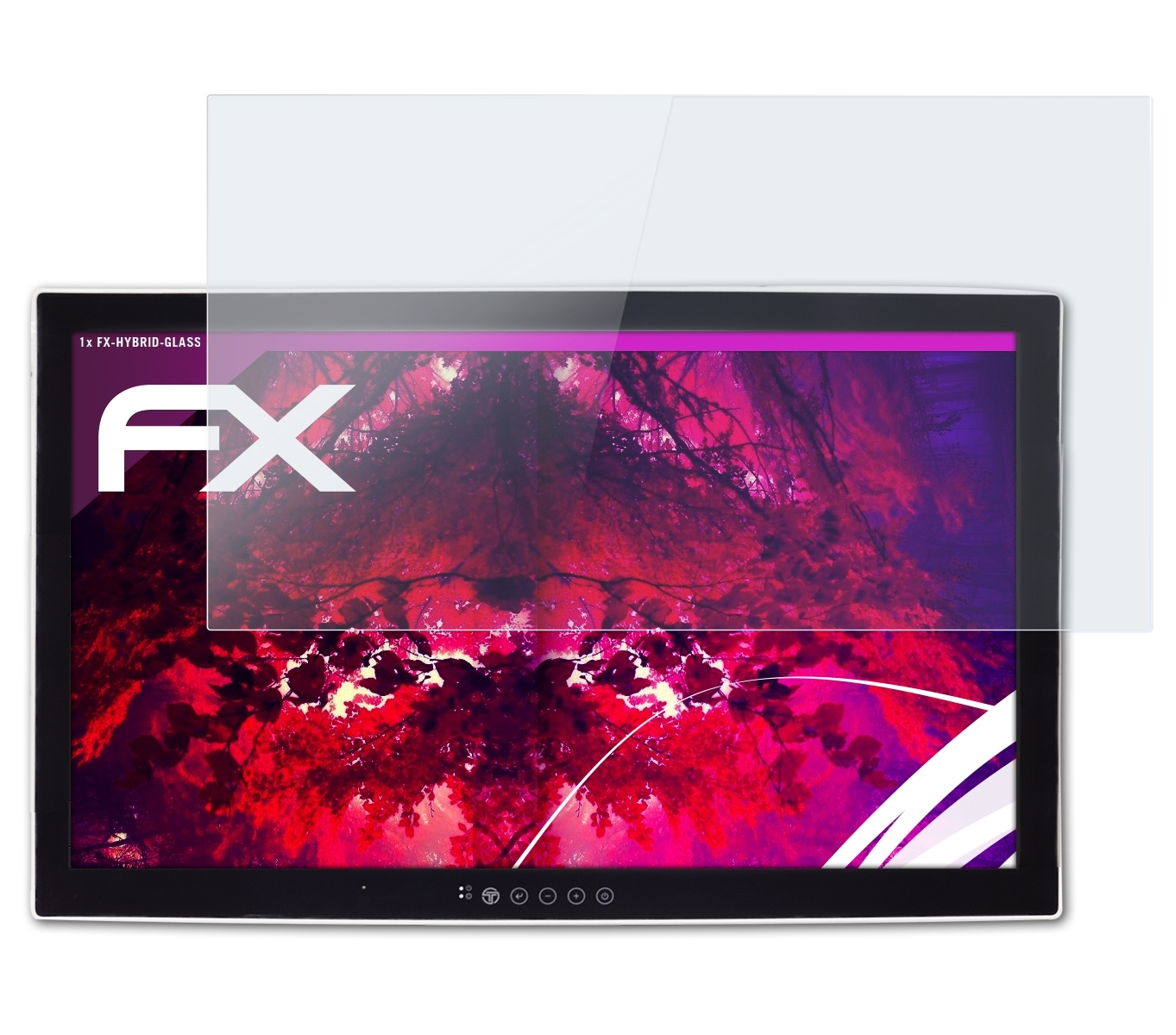 Onyx ACCEL-M3201 Inch)) ATFOLIX FX-Hybrid-Glass (32 Healthcare Schutzglas(für