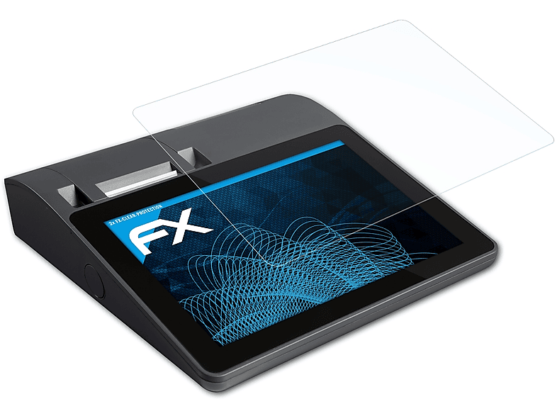 ATFOLIX 2x FX-Clear Displayschutz(für WP-6800) Sampos
