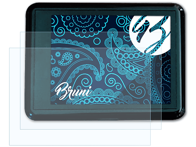 BRUNI 2x Basics-Clear Schutzfolie(für Opolo Cosmos V1 (Cold Wallet))