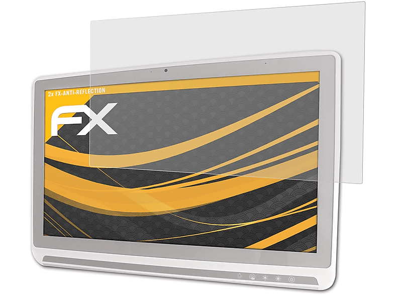 ATFOLIX 2x FX-Antireflex Displayschutz(für Onyx Healthcare Venus-223 (22 Inch))