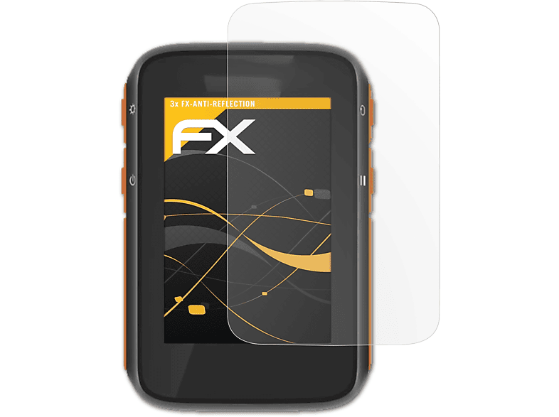 Displayschutz(für ATFOLIX Bike1) 3x smartLAB FX-Antireflex