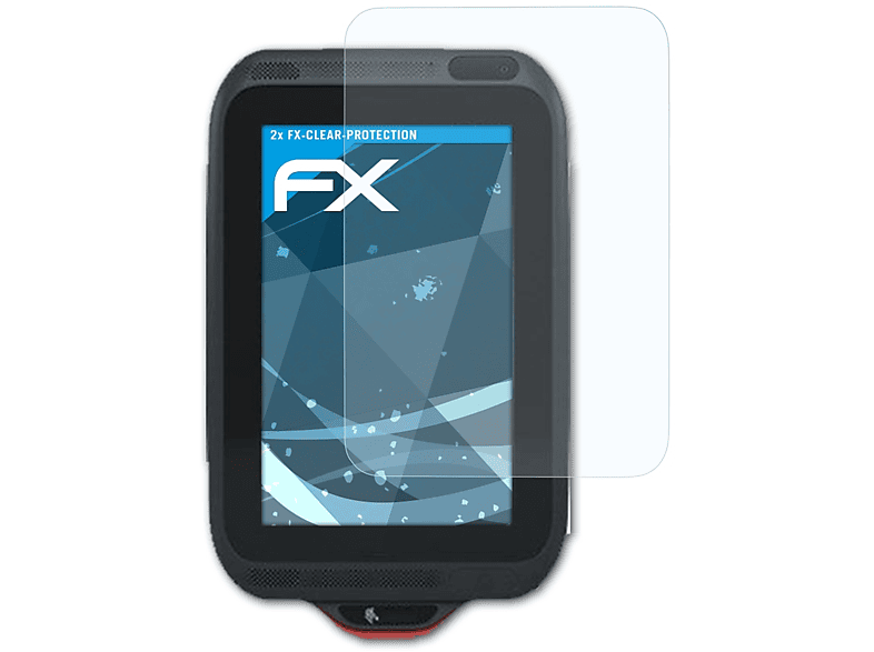 ATFOLIX 2x FX-Clear Displayschutz(für Zebra Format)) (Portrait CC6000