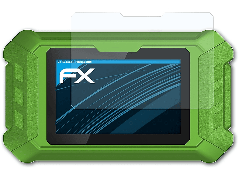 2x Displayschutz(für ATFOLIX Master FX-Clear 5) Key OBDStar