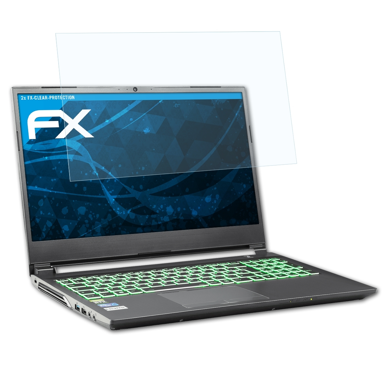 ATFOLIX 2x FX-Clear Displayschutz(für Captiva Advanced I61-074) Gaming