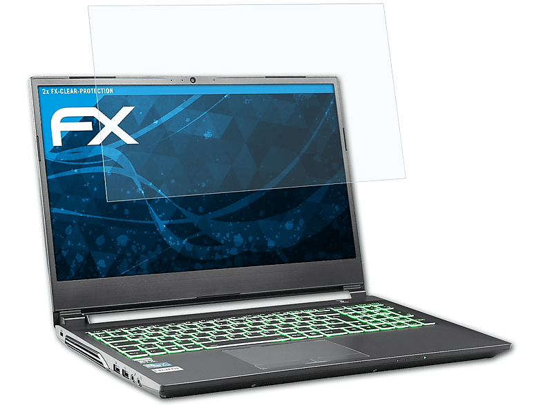 ATFOLIX 2x FX-Clear Displayschutz(für Captiva Advanced I61-074) Gaming