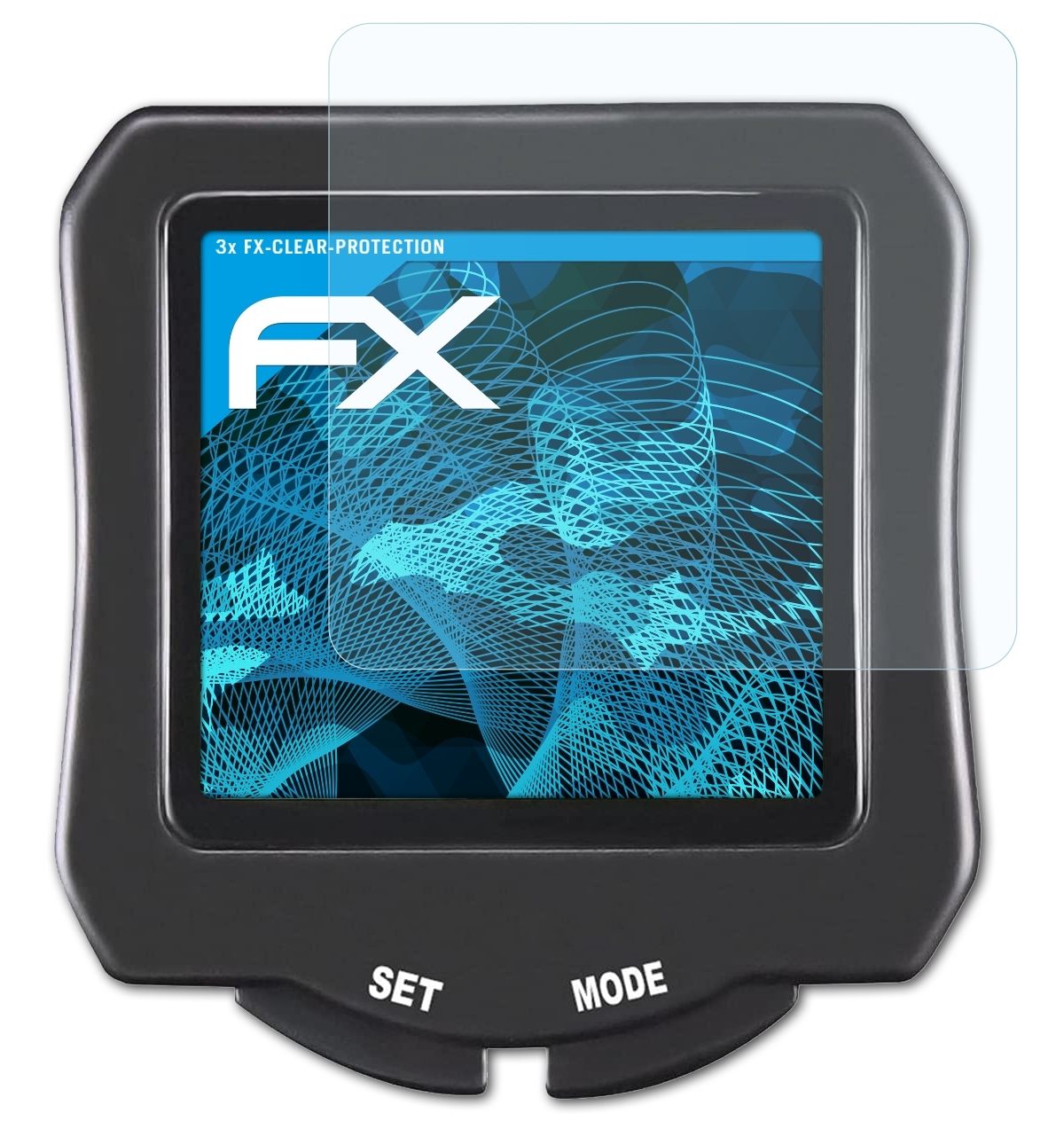 ATFOLIX 3x FX-Clear Displayschutz(für smartLAB Bike3)