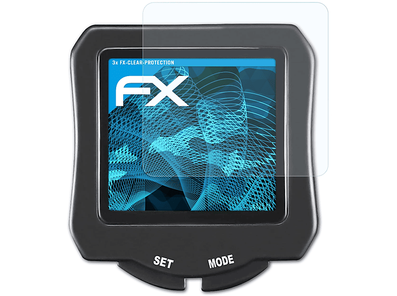 ATFOLIX 3x FX-Clear Displayschutz(für smartLAB Bike3)