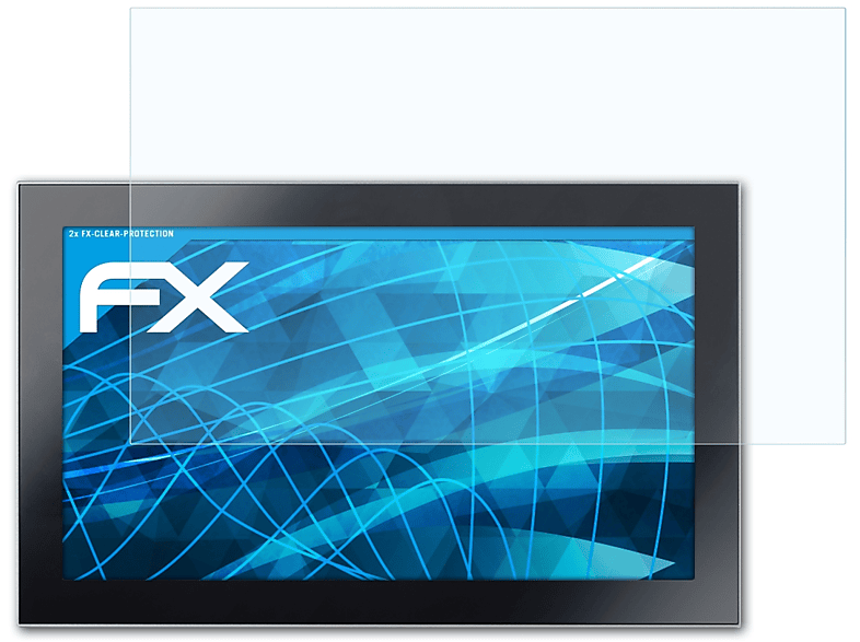 ATFOLIX 2x FX-Clear Displayschutz(für Nodka TPC6000-C2152W-L (21.5 Inch))