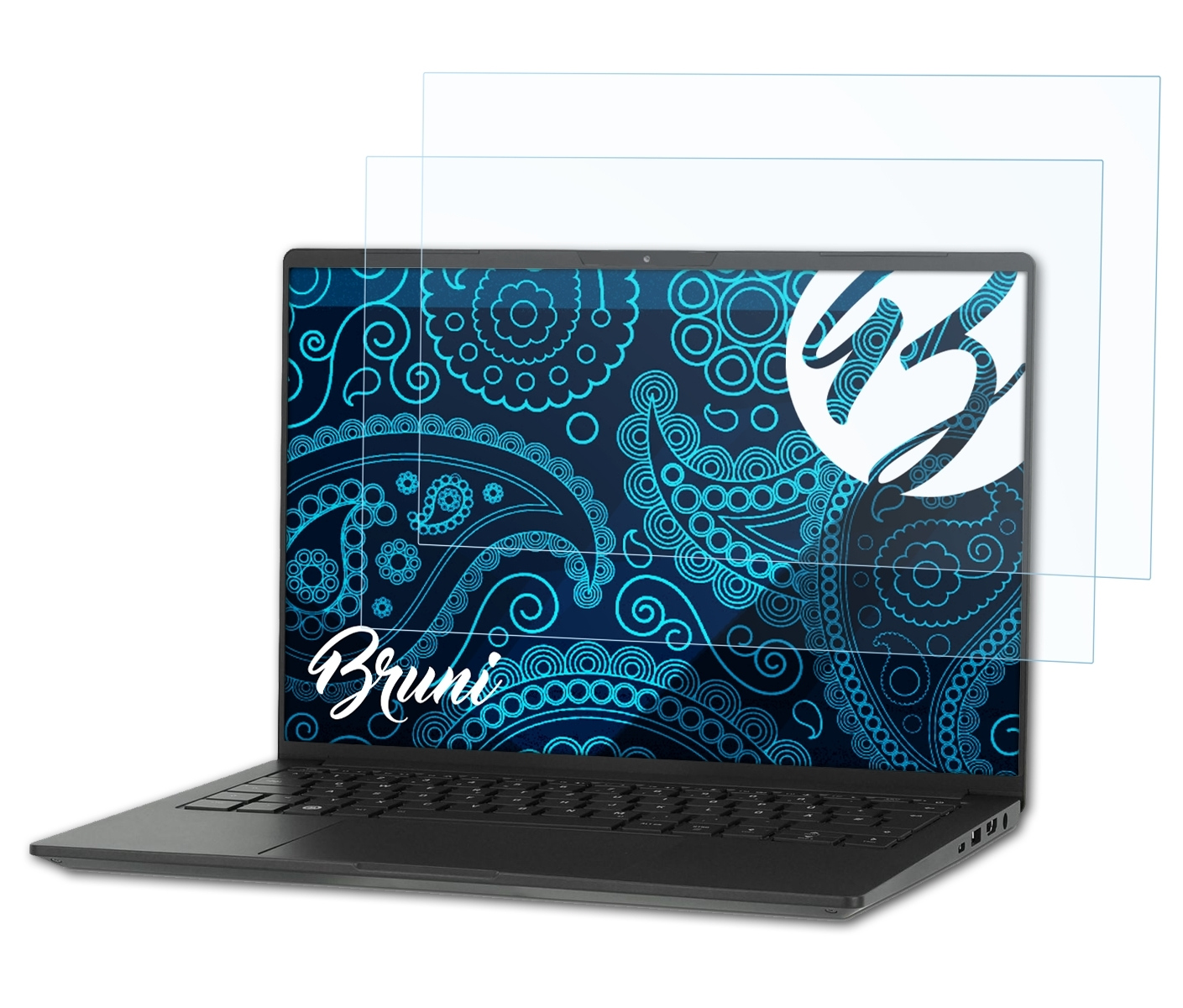 BRUNI 2x Basics-Clear Schutzfolie(für Tuxedo Pro InfinityBook (Gen 6)) 14