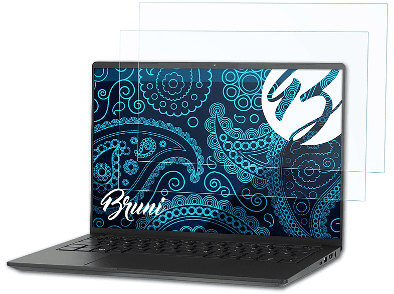 Großes Schnäppchen! BRUNI 2x Basics-Clear (Gen Pro InfinityBook 14 Schutzfolie(für Tuxedo 6))