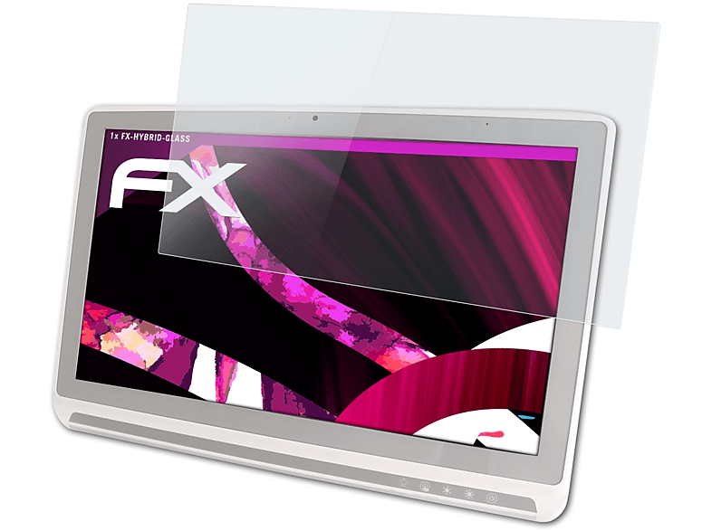(24 ATFOLIX FX-Hybrid-Glass Healthcare Schutzglas(für Venus-243 Onyx Inch))