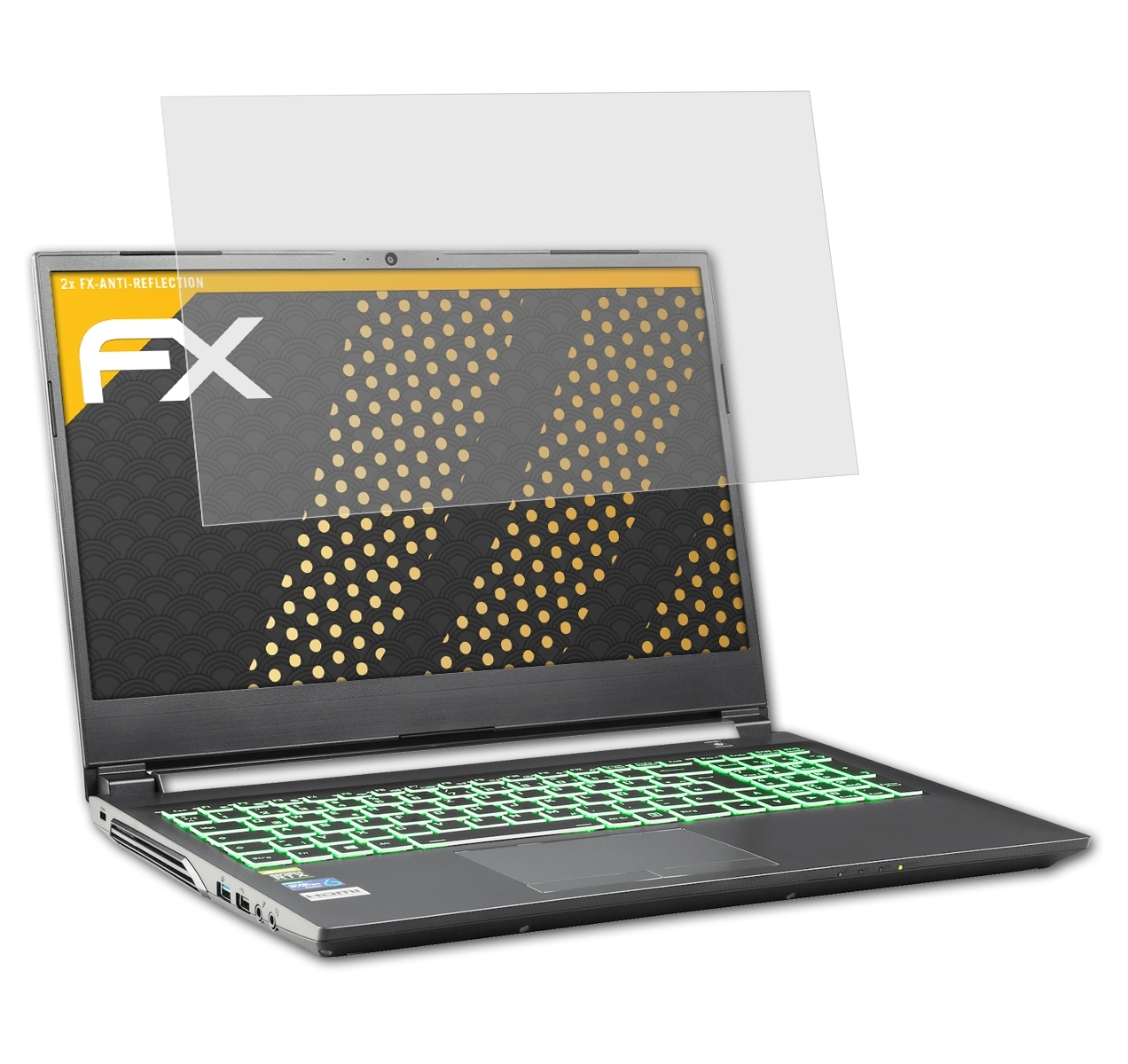 ATFOLIX 2x FX-Antireflex Captiva Advanced Gaming I61-074) Displayschutz(für