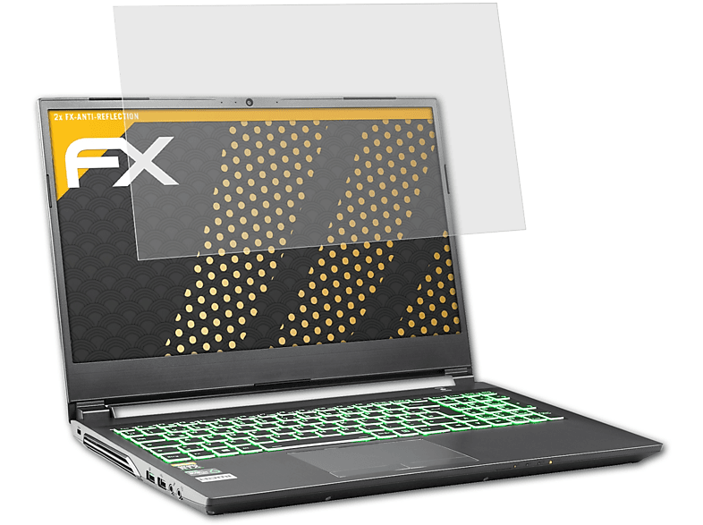 ATFOLIX 2x FX-Antireflex Displayschutz(für Captiva Advanced Gaming I61-074)