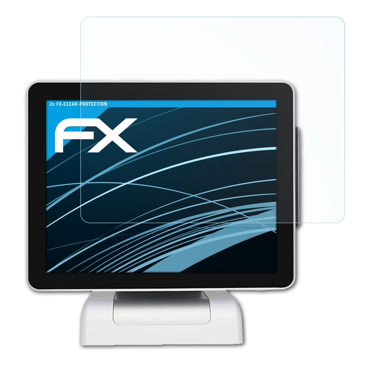 Sam4s FX-Clear Titan) 2x ATFOLIX Displayschutz(für