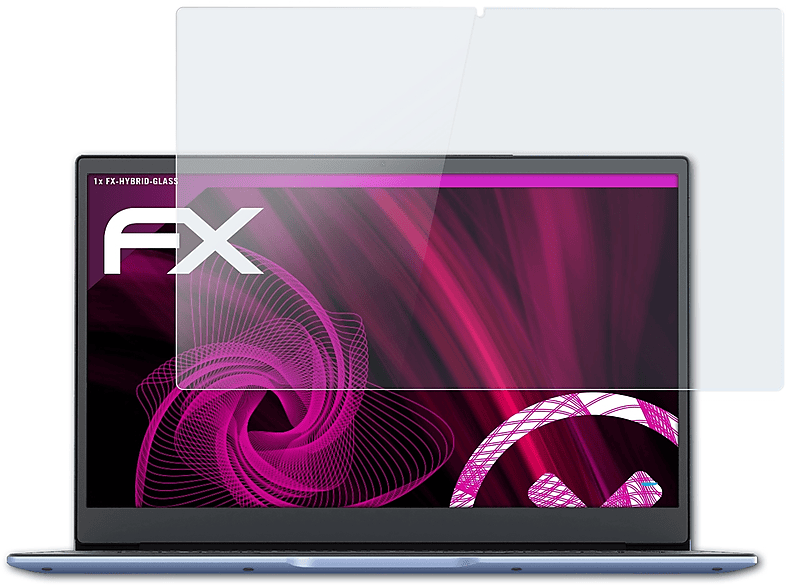 TCL FX-Hybrid-Glass Go) ATFOLIX 14 Schutzglas(für Book
