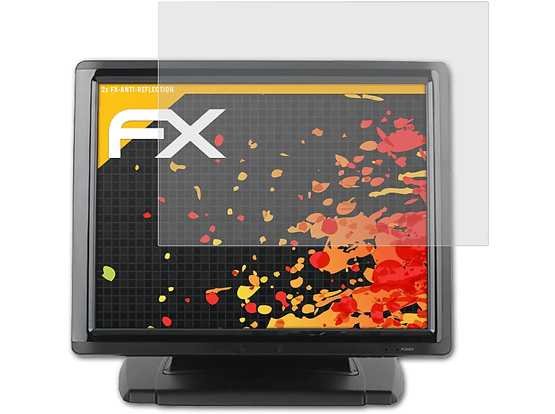 ATFOLIX 2x FX-Antireflex Displayschutz(für Sam4s SPM-T15)