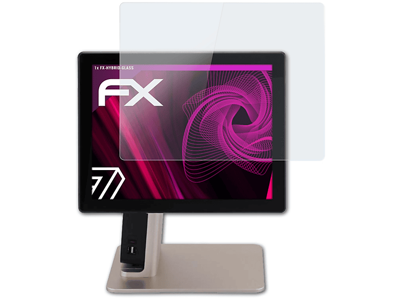 FX-Hybrid-Glass ATFOLIX Sam4s Schutzglas(für Forza (15 Inch))