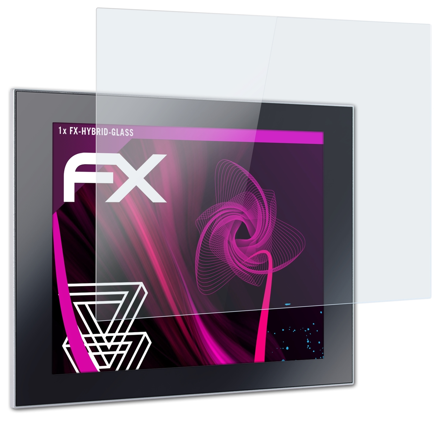 ATFOLIX FX-Hybrid-Glass Schutzglas(für Nodka TPC6000-C174-L (17 Inch))