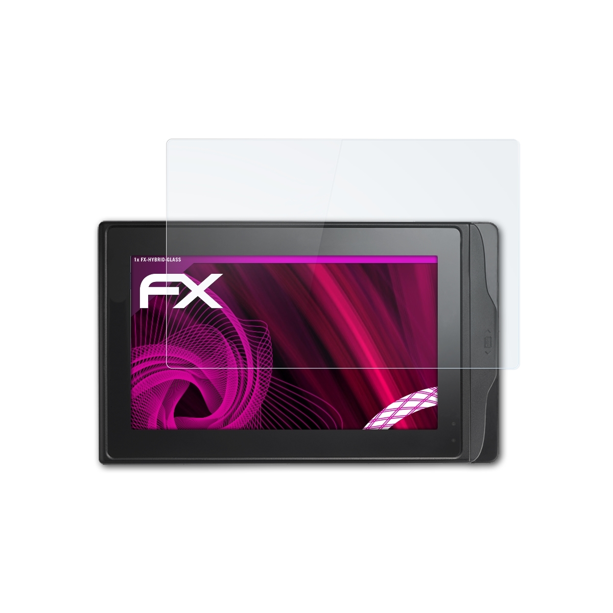 ATFOLIX Schutzglas(für Micros R-Series) FX-Hybrid-Glass Oracle Tablet