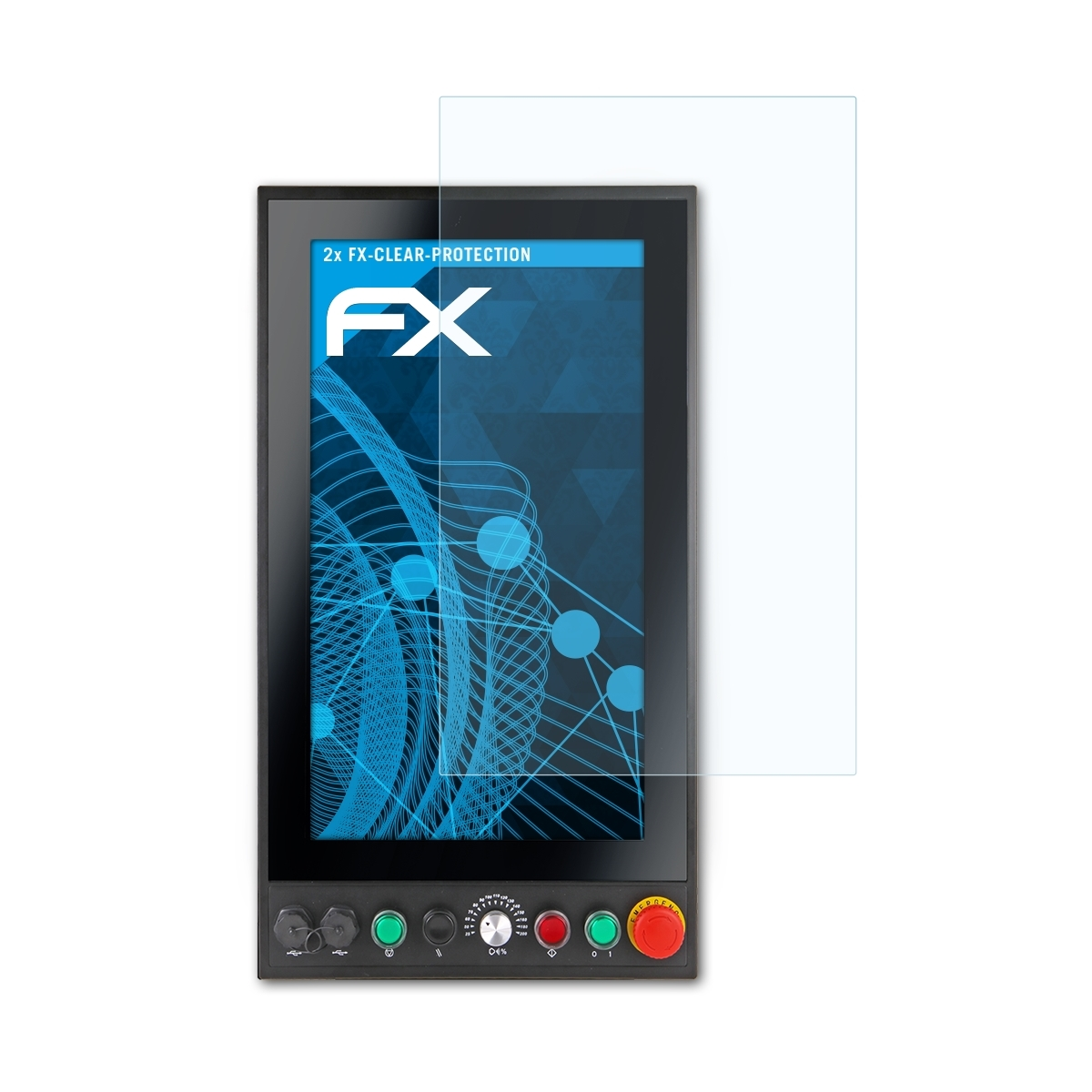 ATFOLIX 2x Nodka Displayschutz(für LC215T Inch)) (21.5 FX-Clear