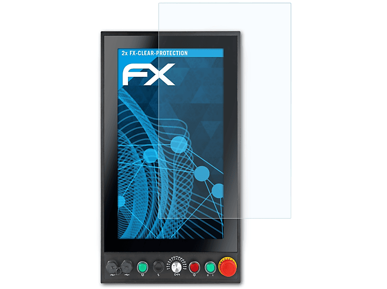 ATFOLIX 2x FX-Clear Displayschutz(für Nodka LC215T (21.5 Inch))
