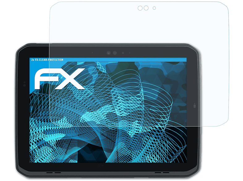 ATFOLIX 2x FX-Clear Displayschutz(für Zebra ET85)