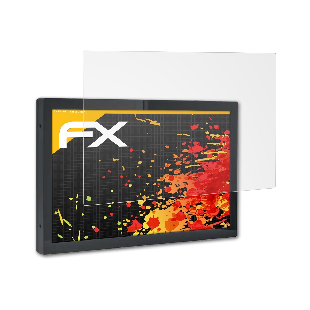 ATFOLIX 2x FX-Antireflex Displayschutz(für (17 Kiosk Yuno Aures Inch))