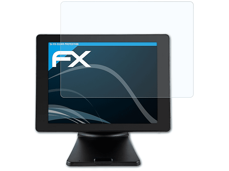 ATFOLIX 2x FX-Clear Displayschutz(für Sam4s Titan S)