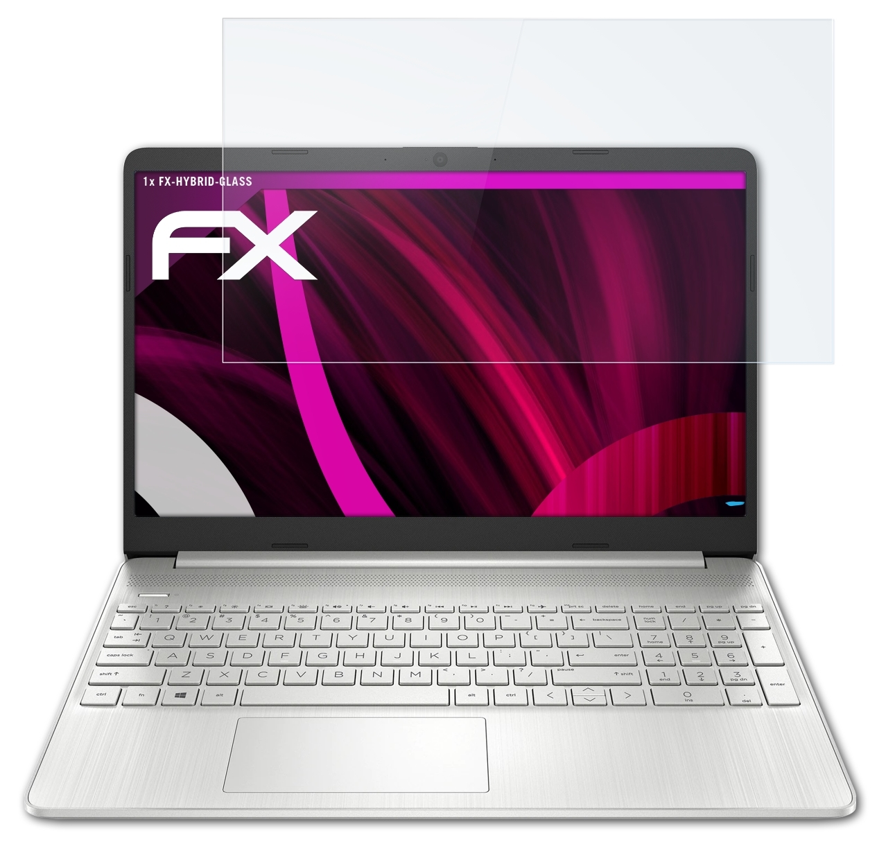 HP FX-Hybrid-Glass ATFOLIX Schutzglas(für 15s-fq5735ng)