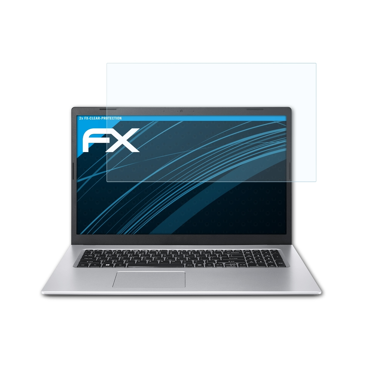 Displayschutz(für Acer FX-Clear A317-53) ATFOLIX 3 2x Aspire
