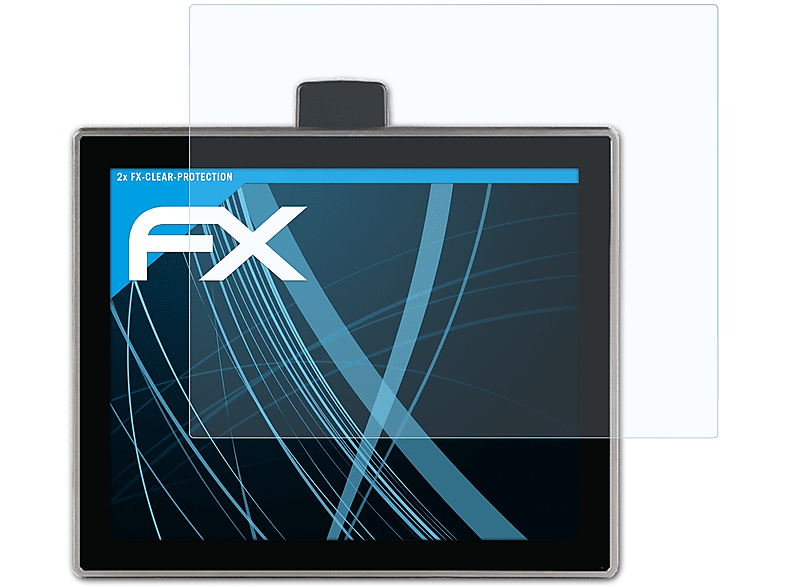 ATFOLIX 2x FX-Clear Displayschutz(für Inch)) (19 Nodka WP1901T-C