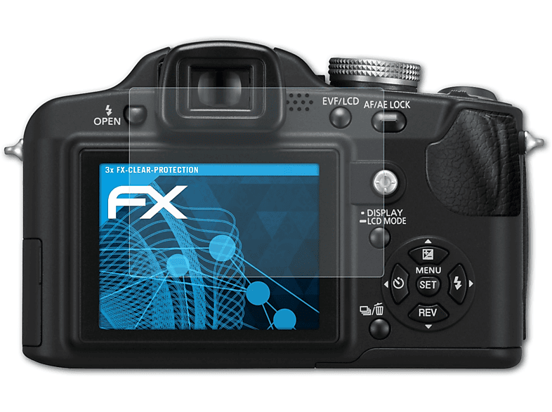 ATFOLIX 3x FX-Clear Displayschutz(für Panasonic Lumix DMC-FZ18)