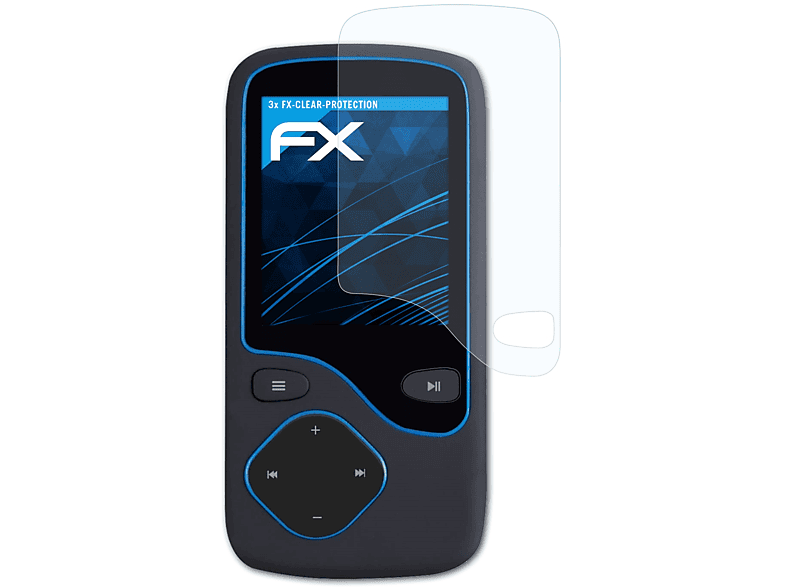 ATFOLIX 3x FX-Clear Displayschutz(für AGPTek C05)