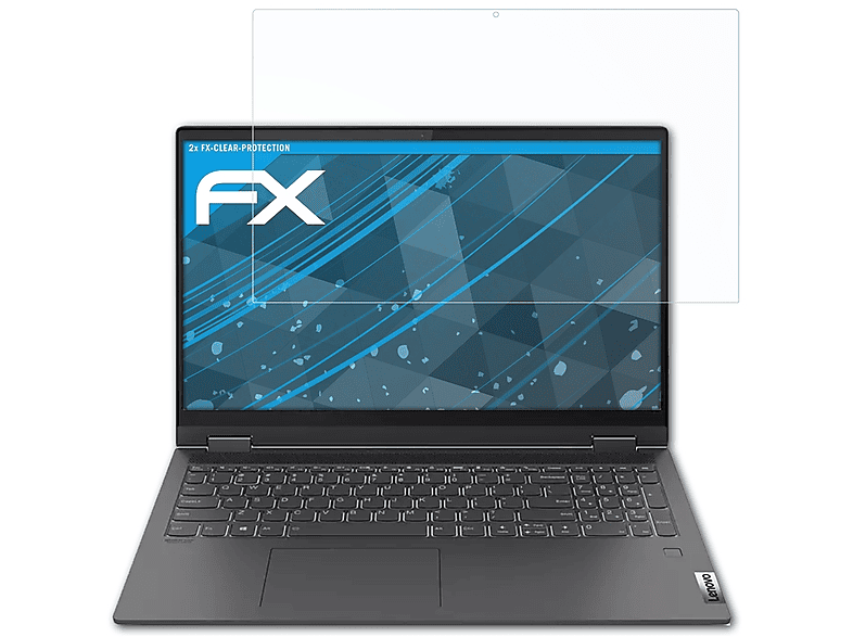 ATFOLIX 2x FX-Clear Displayschutz(für Lenovo IdeaPad Flex 5i (15 Inch))