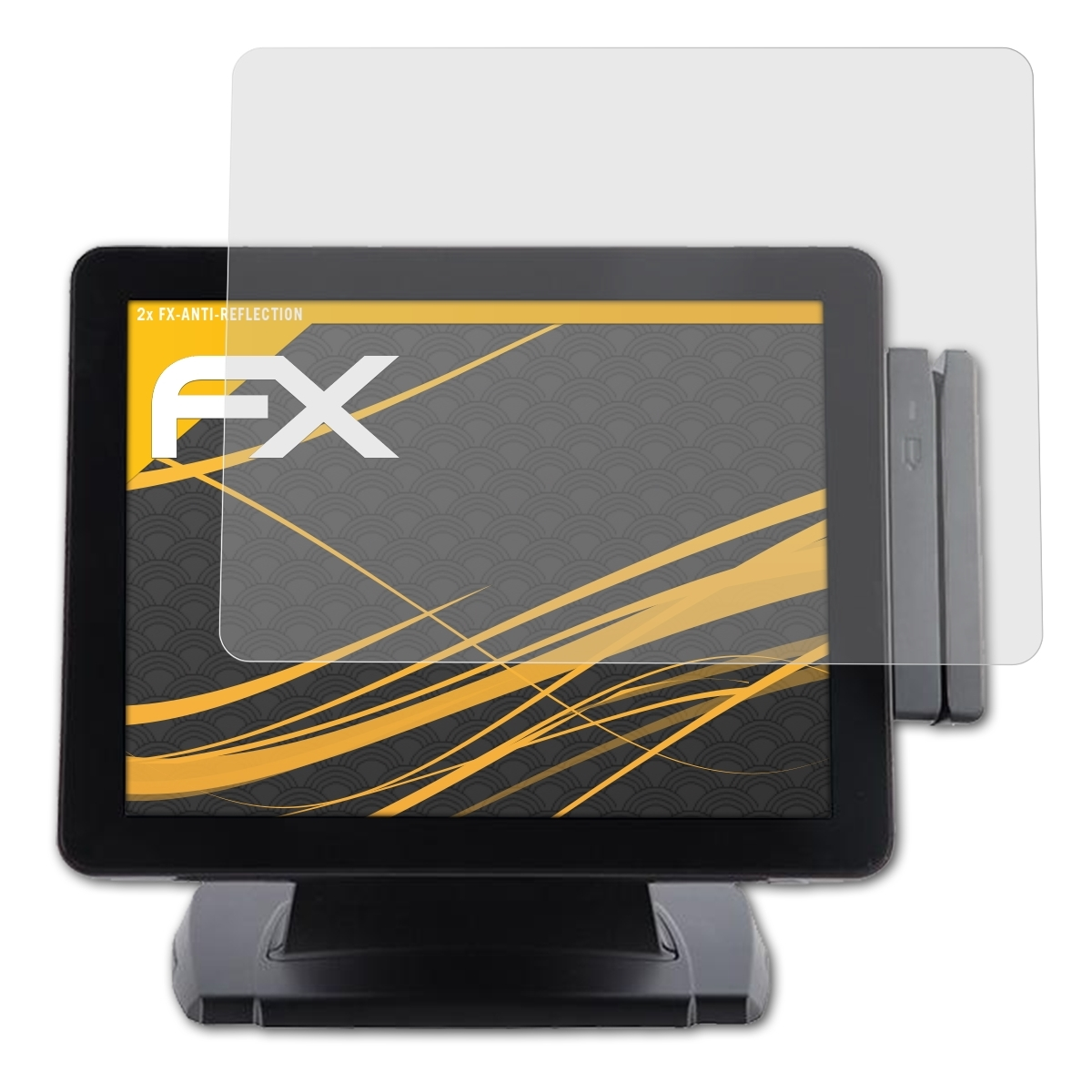 ATFOLIX Displayschutz(für FX-Antireflex Sam4s SPT-4850) 2x