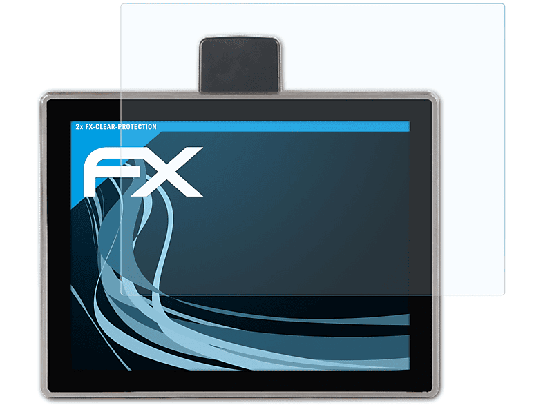 ATFOLIX 2x FX-Clear Displayschutz(für Nodka WP1501T-C Inch)) (15