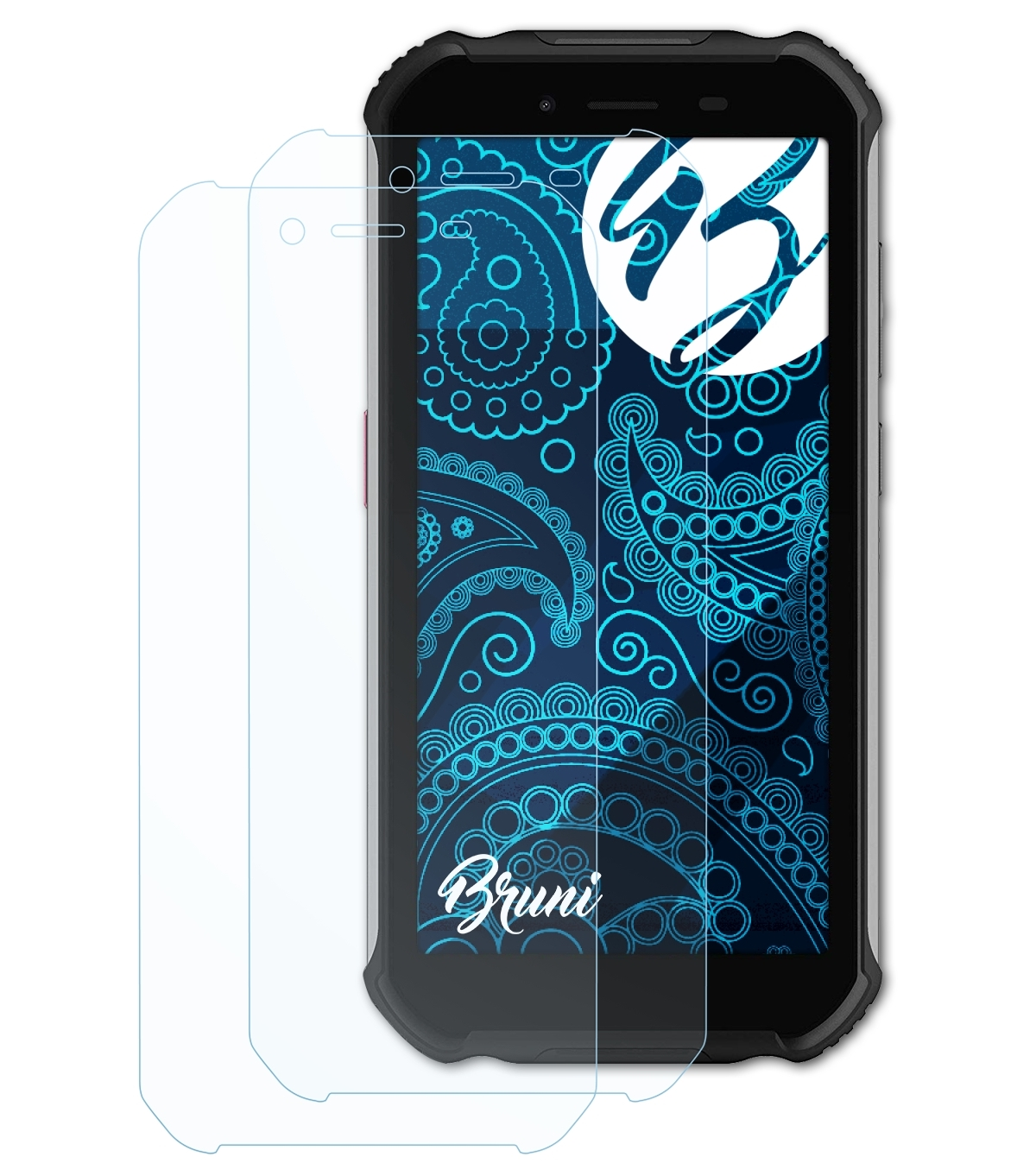 BRUNI 2x Basics-Clear Schutzfolie(für BLU Tank Xtreme)