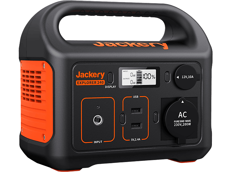 JACKERY Explorer 240, 240Wh/67200mAh Tragbare Powerstation Stromzeuger