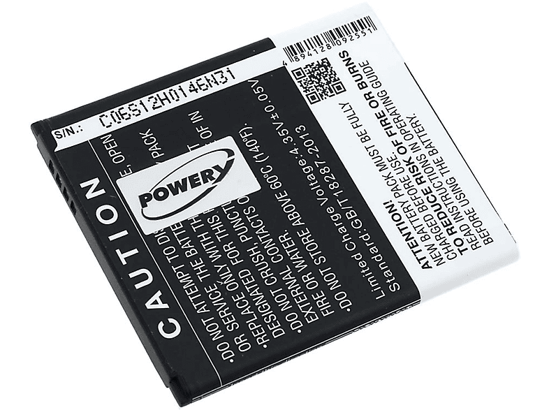 POWERY Akku für Samsung Galaxy Ace 4 Li-Ion Akku, 3.8 Volt, 1500mAh