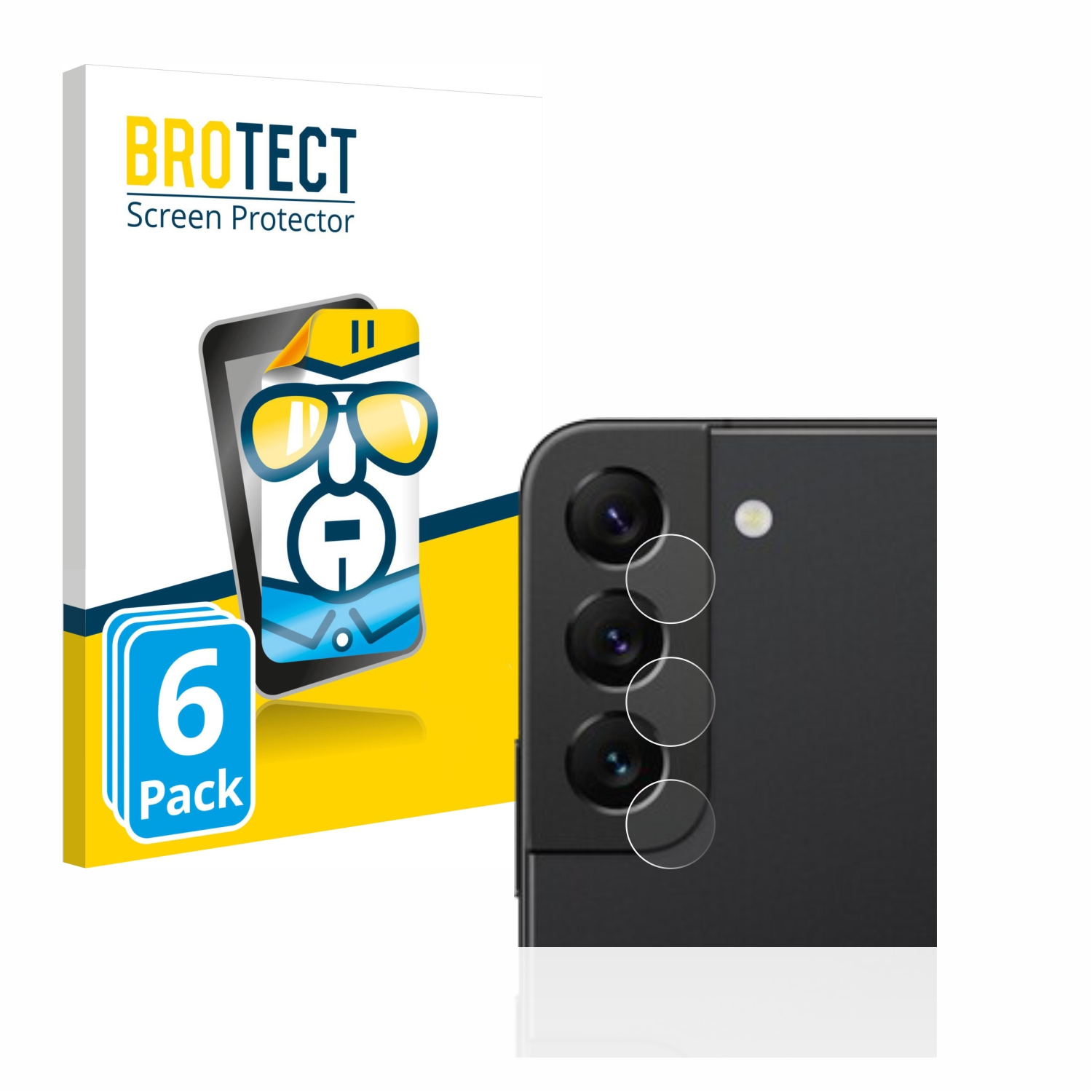 5G) Samsung klare 6x BROTECT Schutzfolie(für Galaxy S22