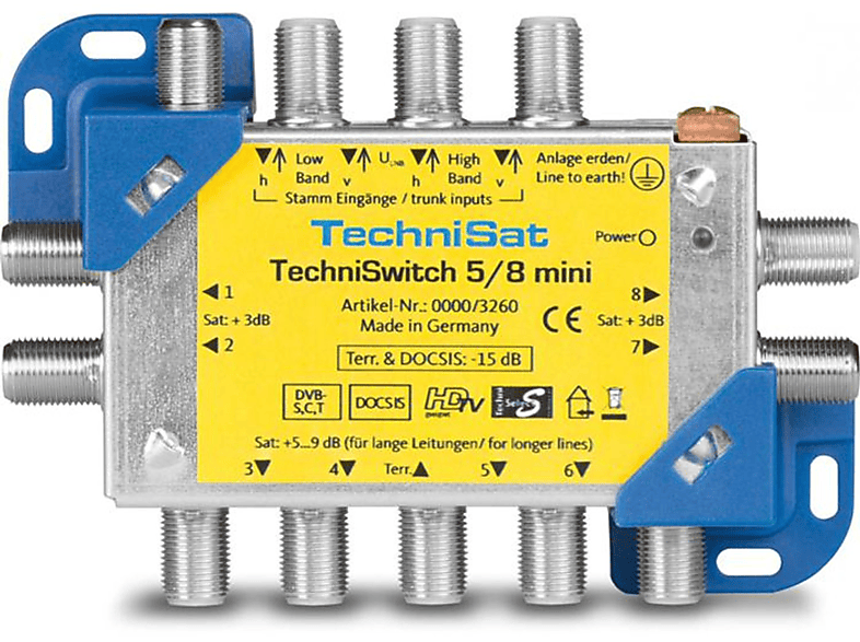 TECHNISAT TechniSwitch 5/8 mini Multischalter