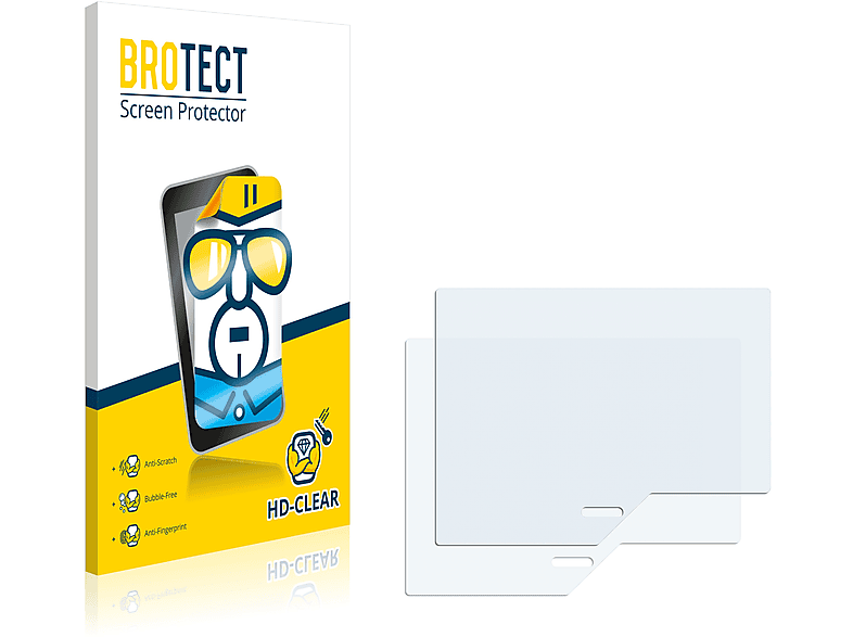BROTECT 2x klare Schutzfolie(für Safran Morpho Tablet 2)