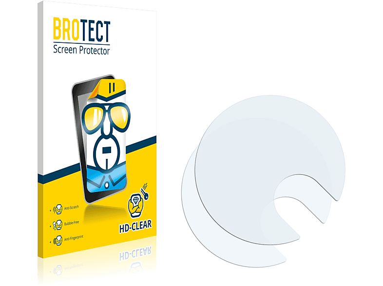 BROTECT 2x klare Schutzfolie(für Xiaomi Redmi Note 9 5G)