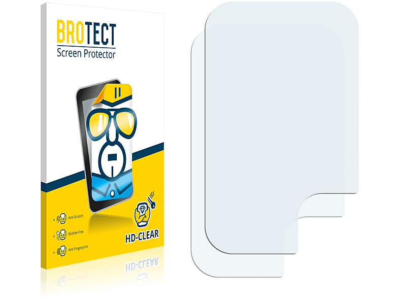 BROTECT 2x klare Schutzfolie(für Samsung F41) Galaxy