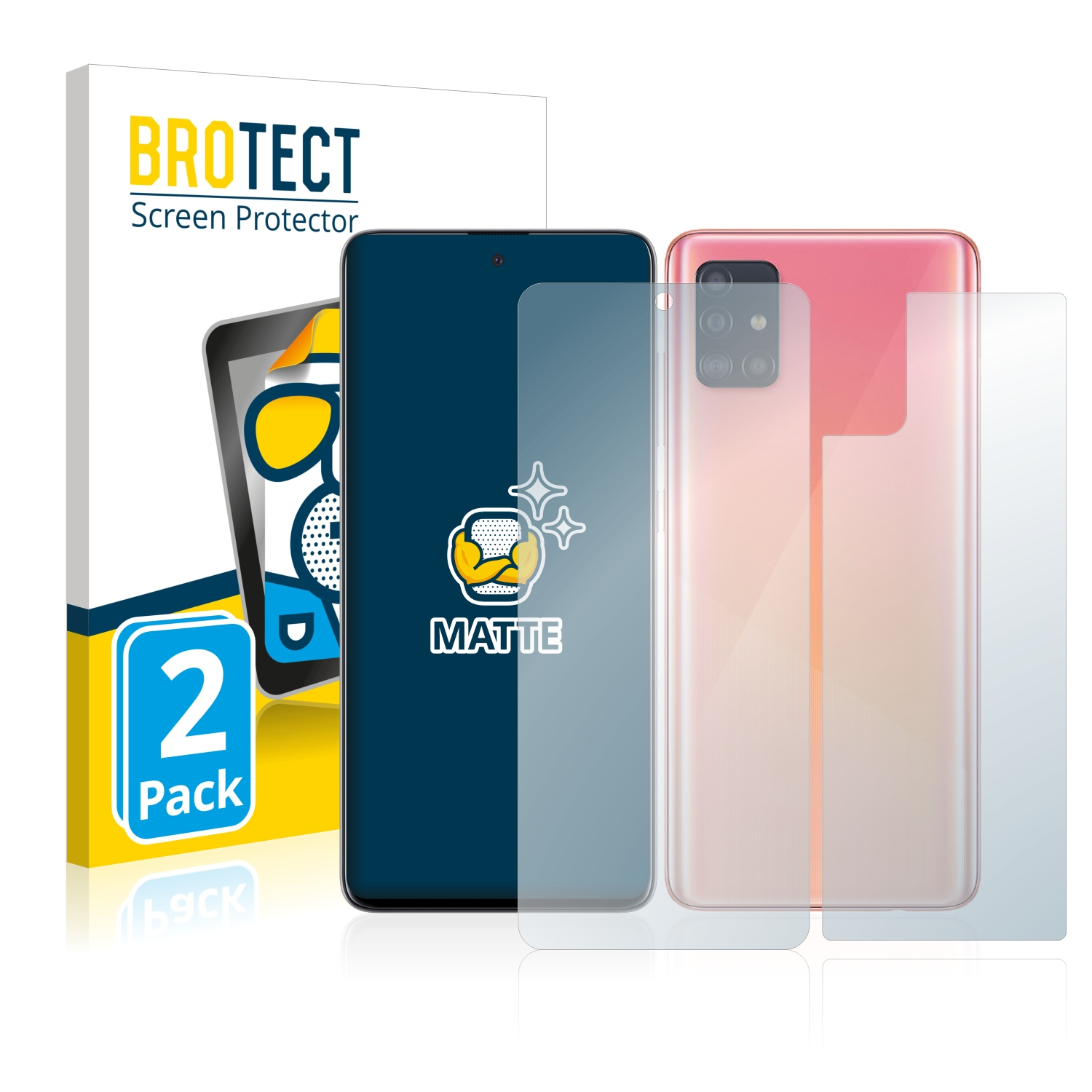 2x 5G) A51 Schutzfolie(für matte BROTECT Galaxy Samsung