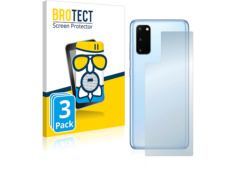 BROTECT 3x Airglass matte Schutzfolie(für Samsung Galaxy S20)