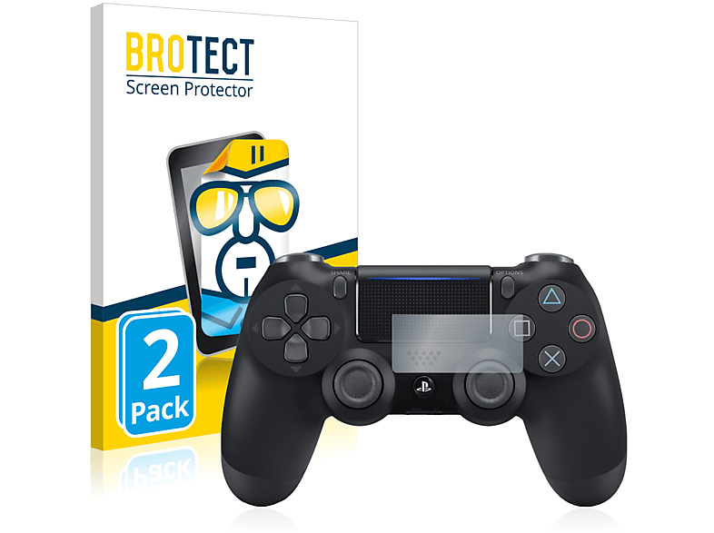 Schutzfolie(für 2019) PS4 BROTECT 4 DualShock klare Sony Controller 2x