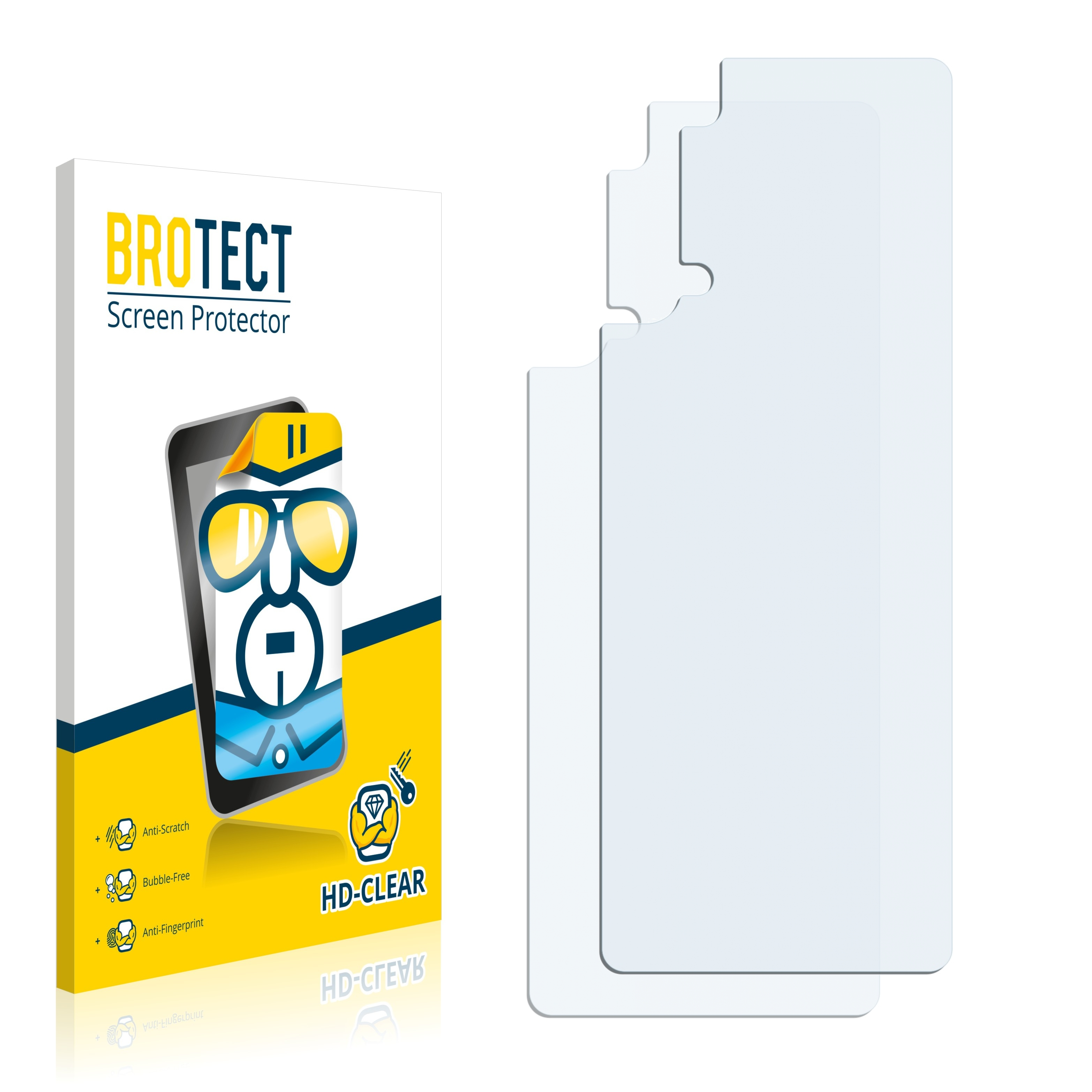 BROTECT 2x Schutzfolie(für Lite) klare Oppo X2 Find