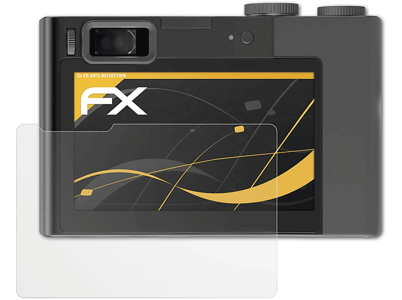 ATFOLIX 3x FX-Antireflex Displayschutz(für Zeiss ZX1)